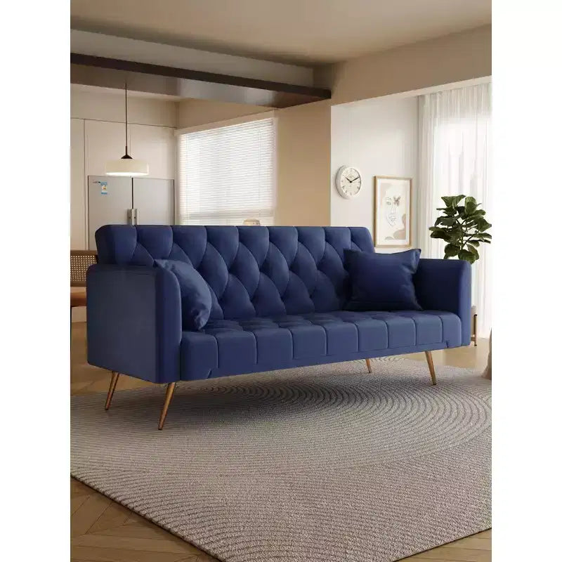 Divano a due posti convertibile 71, divano letto in velluto per soggiorno, camera da letto, ufficio - ModernLuxe