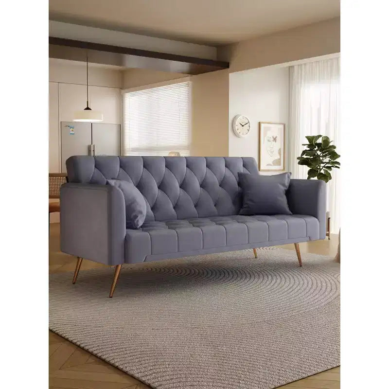 Divano a due posti convertibile 71, divano letto in velluto per soggiorno, camera da letto, ufficio - ModernLuxe