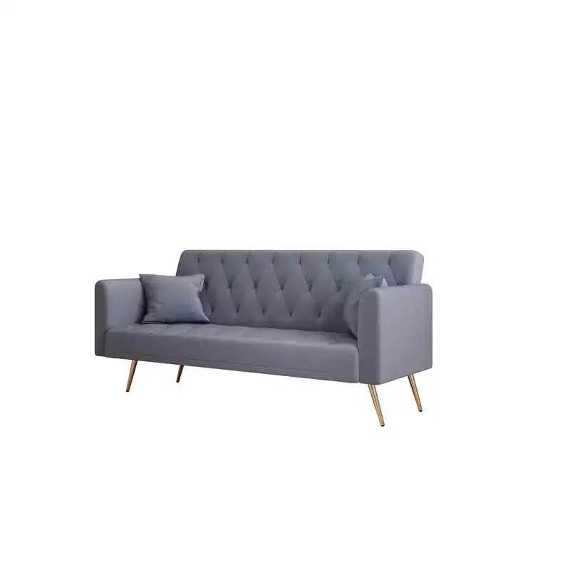 Divano a due posti convertibile 71, divano letto in velluto per soggiorno, camera da letto, ufficio - ModernLuxe