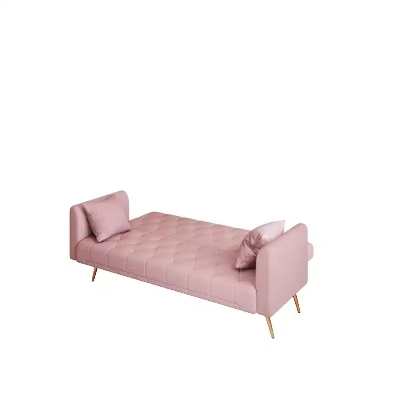 Divano a due posti convertibile 71, divano letto in velluto per soggiorno, camera da letto, ufficio - ModernLuxe