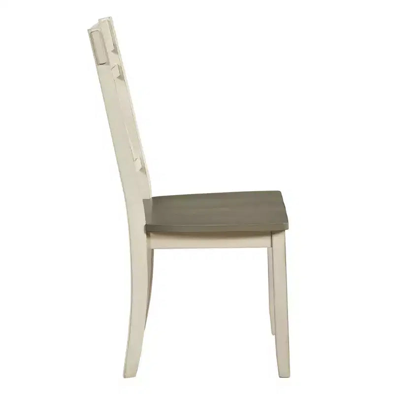 GDFStudio Harper Sedie da pranzo moderne da fattoria con schienale a X in legno (Set di 2)