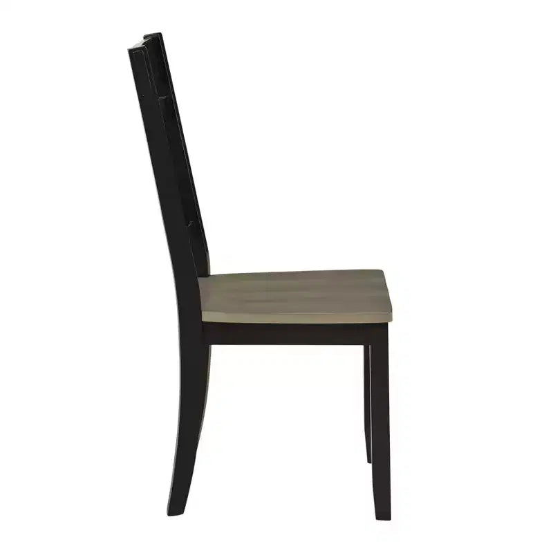 GDFStudio Harper Sedie da pranzo moderne da fattoria con schienale a X in legno (Set di 2)