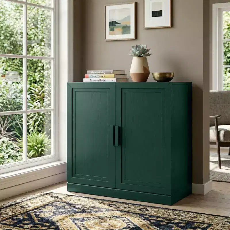 Mobiletto da appoggio con 2 ante e ripiani regolabili, credenza, buffet, dispensa per ingresso, soggiorno, cucina, camera da letto