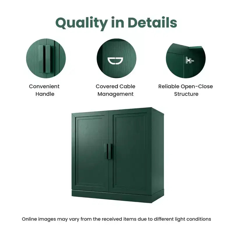 Mobiletto da appoggio con 2 ante e ripiani regolabili, credenza, buffet, dispensa per ingresso, soggiorno, cucina, camera da letto