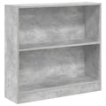 vidaXL Bookshelf Concrete Grey Engineered Wood Compact Bookshelf