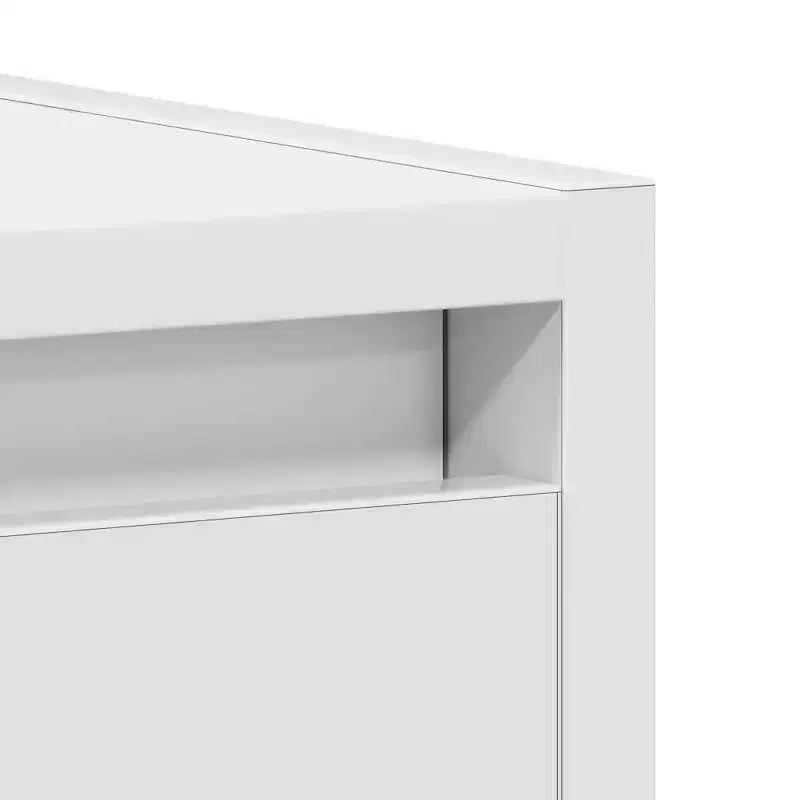 vidaXL Mobiletto bagno bianco Legno multistrato Mobiletto bagno medio