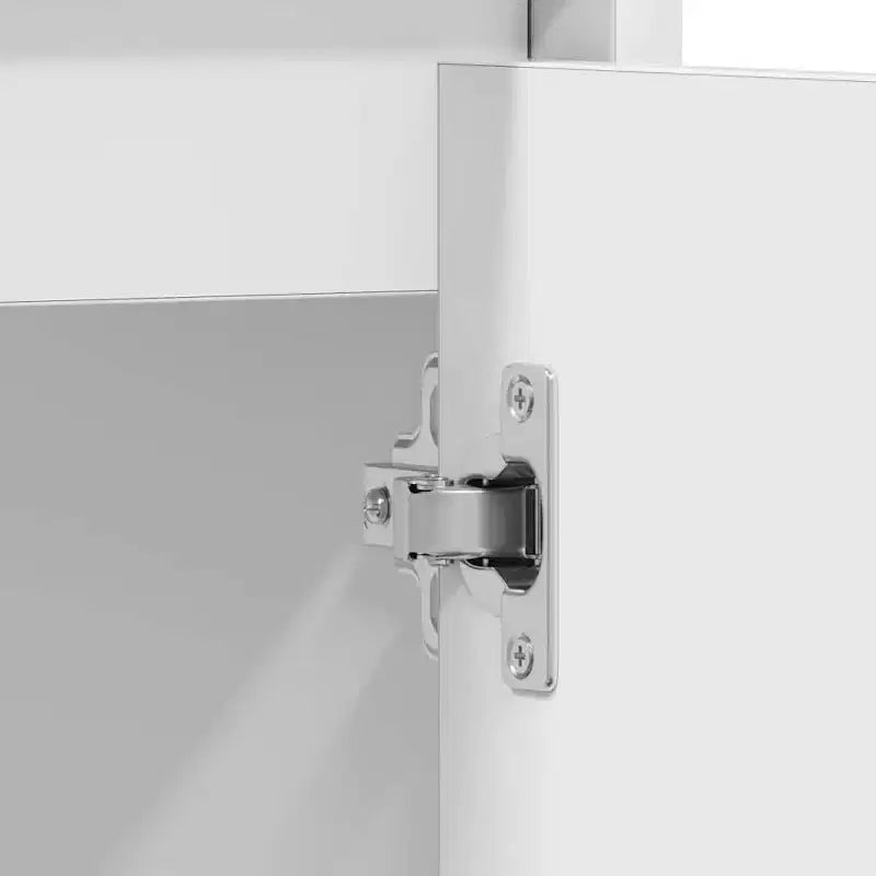vidaXL Mobiletto bagno bianco Legno multistrato Mobiletto bagno medio