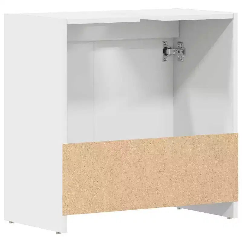vidaXL Mobiletto bagno bianco Legno multistrato Mobiletto bagno medio