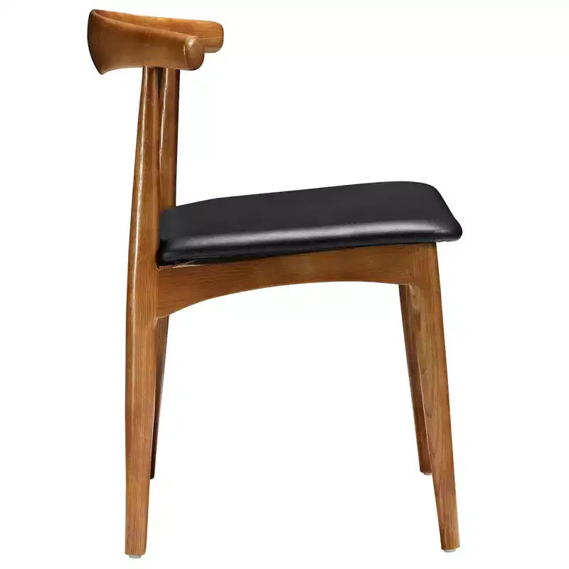 Sedia da pranzo Black Mid-Century, Posti: 1