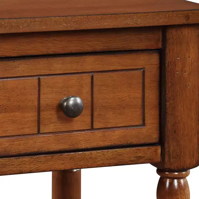 Tavolino d'appoggio multi-colore con cassetto e ripiano, montaggio da 1 persona