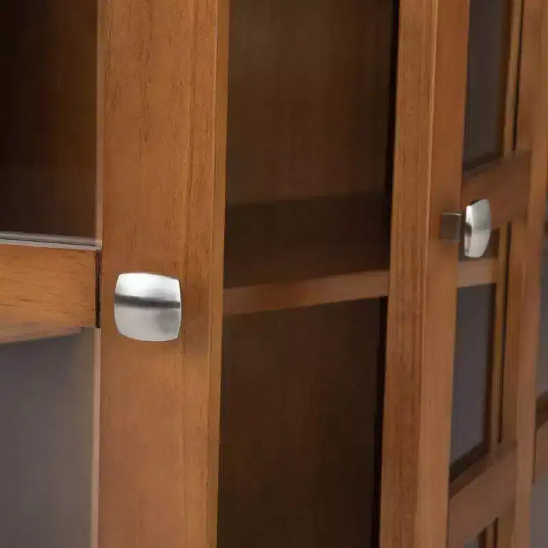 Mobile Ingresso in Legno Massello – 2 Ante e 2 Cassetti, Multicolore