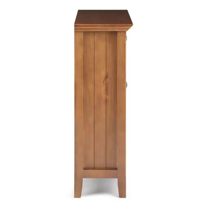 Mobile Ingresso in Legno Massello – 2 Ante e 2 Cassetti, Multicolore