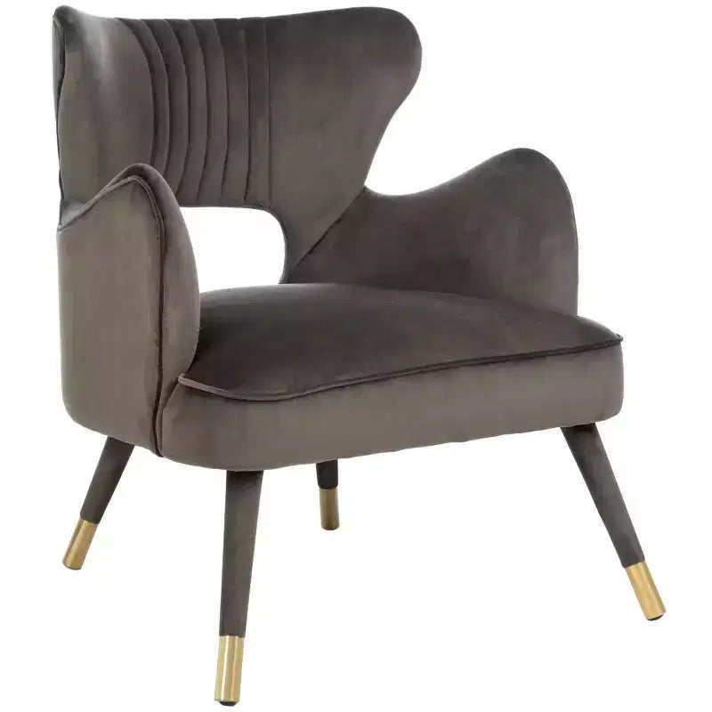 Poltroncina a pozzetto, Verde Foresta / Grigio Scisto / Blu Ardesia con Gambe Dorate, Posti a sedere 1