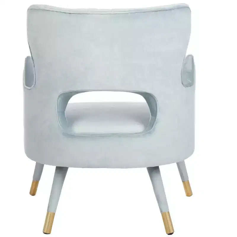 Poltroncina a pozzetto, Verde Foresta / Grigio Scisto / Blu Ardesia con Gambe Dorate, Posti a sedere 1