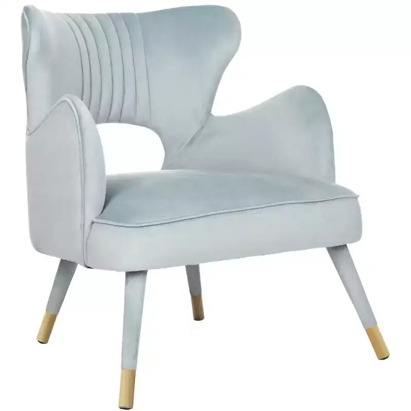 Poltroncina a pozzetto, Verde Foresta / Grigio Scisto / Blu Ardesia con Gambe Dorate, Posti a sedere 1