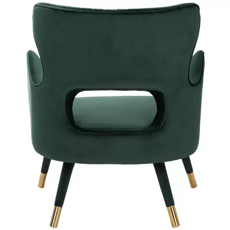 Poltroncina a pozzetto, Verde Foresta / Grigio Scisto / Blu Ardesia con Gambe Dorate, Posti a sedere 1