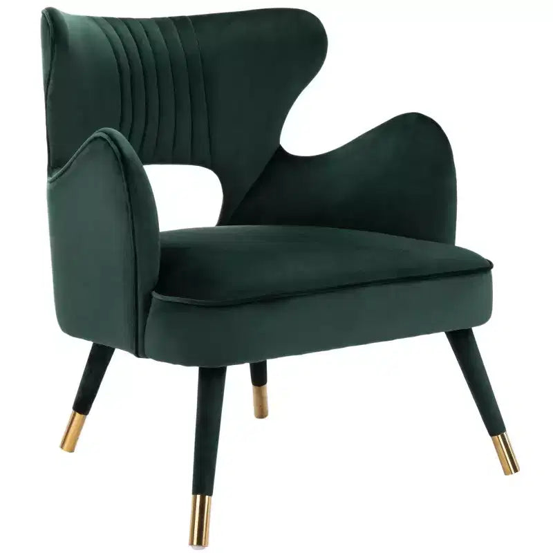 Poltroncina a pozzetto, Verde Foresta / Grigio Scisto / Blu Ardesia con Gambe Dorate, Posti a sedere 1