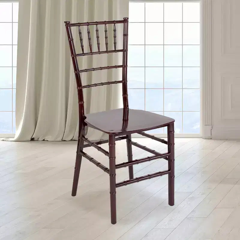Sedia Chiavari impilabile in resina multicolore, Posti 1
