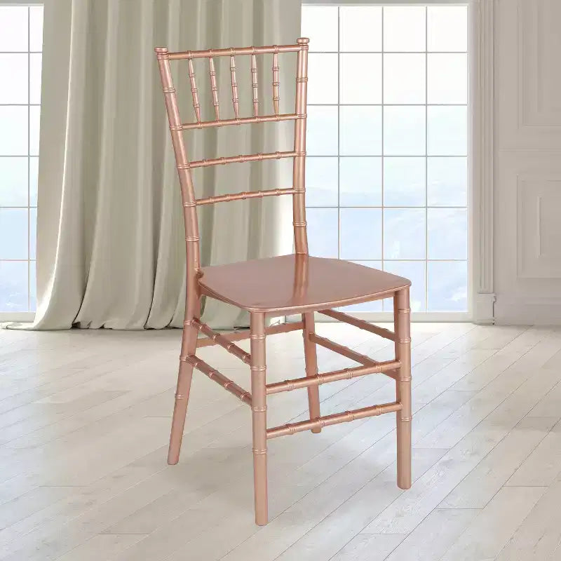 Sedia Chiavari impilabile in resina multicolore, Posti 1
