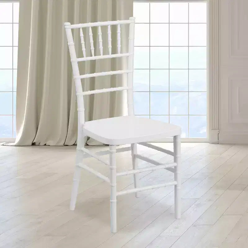 Sedia Chiavari impilabile in resina – Nera / Champagne / Oro / Mogano / Peltro / Argento / Bianca, Posti a sedere 1