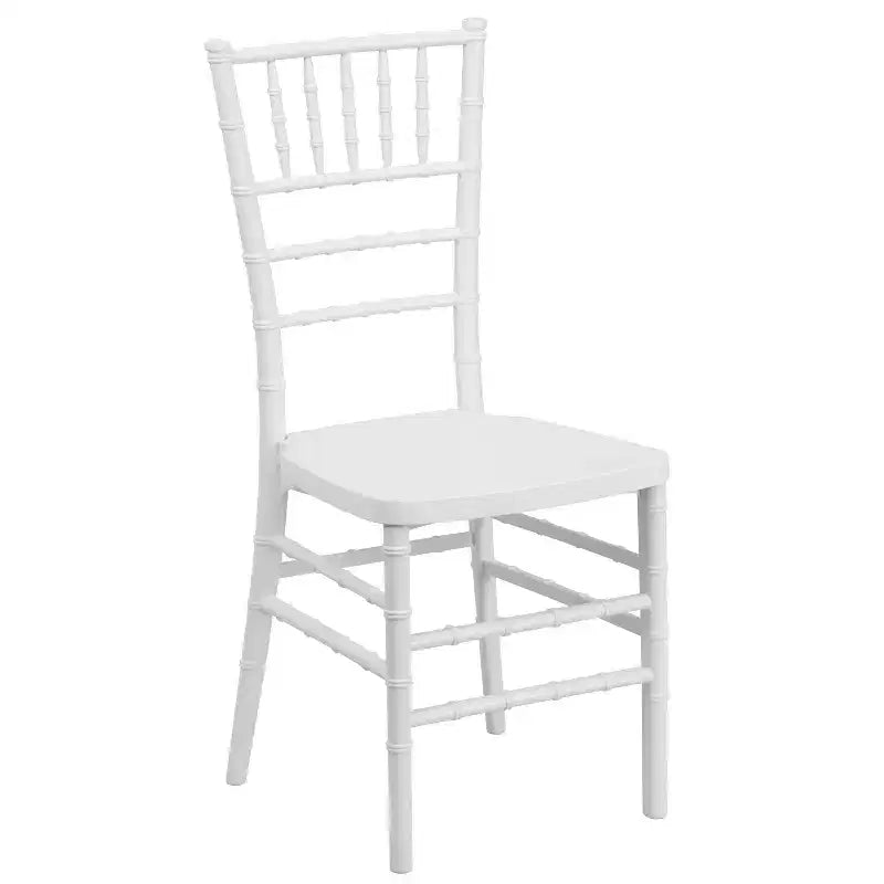 Sedia Chiavari impilabile in resina – Nera / Champagne / Oro / Mogano / Peltro / Argento / Bianca, Posti a sedere 1