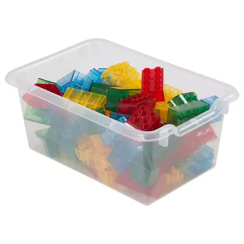 Armadietto a 5 scomparti con panca e contenitori, Colori assortiti/Blu/Trasparente/Contemporaneo/Toni della terra, Per bambini