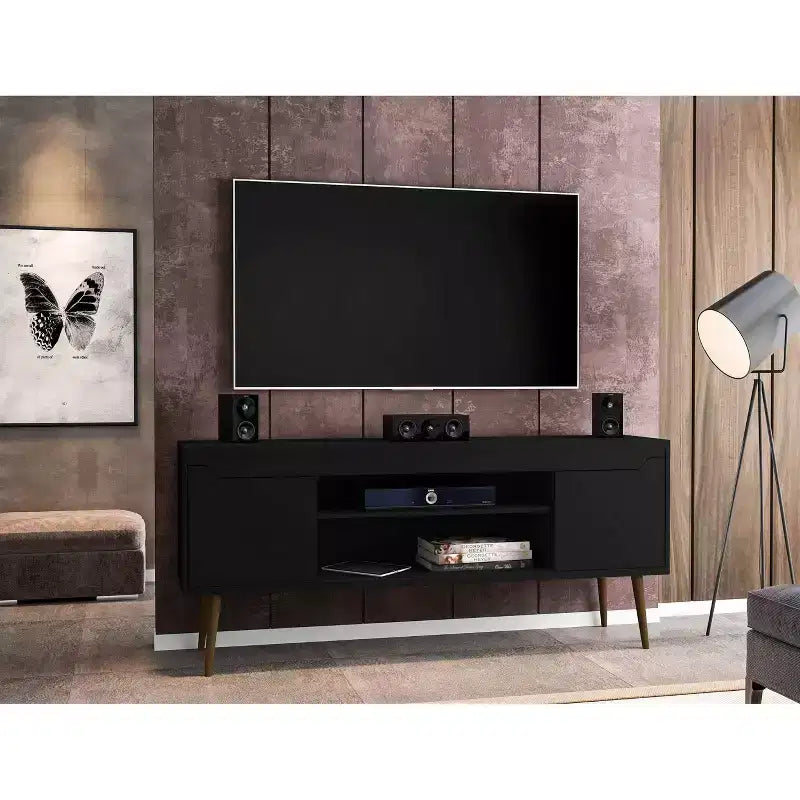 Mobile TV basso bianco per TV fino a 60"
