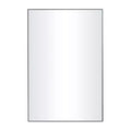 Contemporary Wood Rectangle Wall Mirror with Thin Frame  Olivia & May